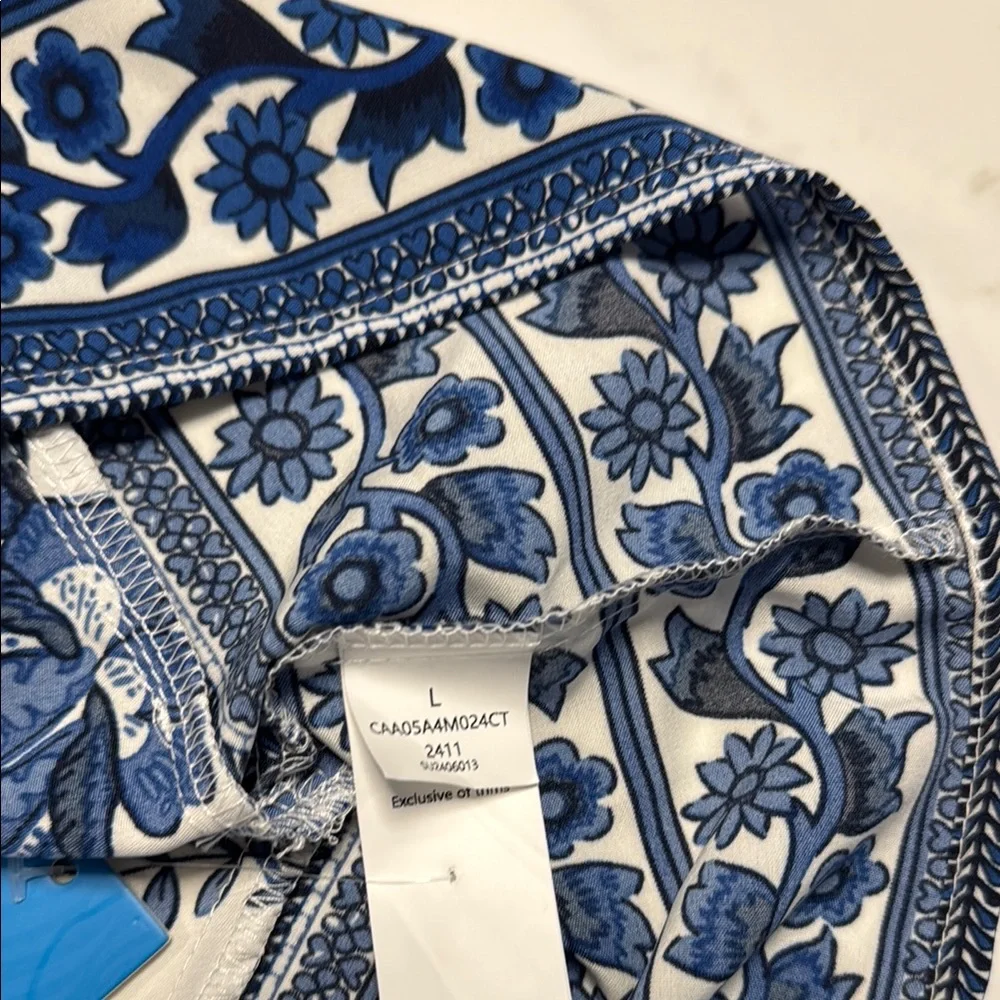 Floral Blue and White Dress - Picture 9 of 9